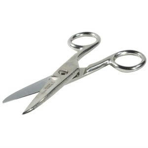 Klein Tools - 100CS - Serrated Electrician Scissors with Stripping